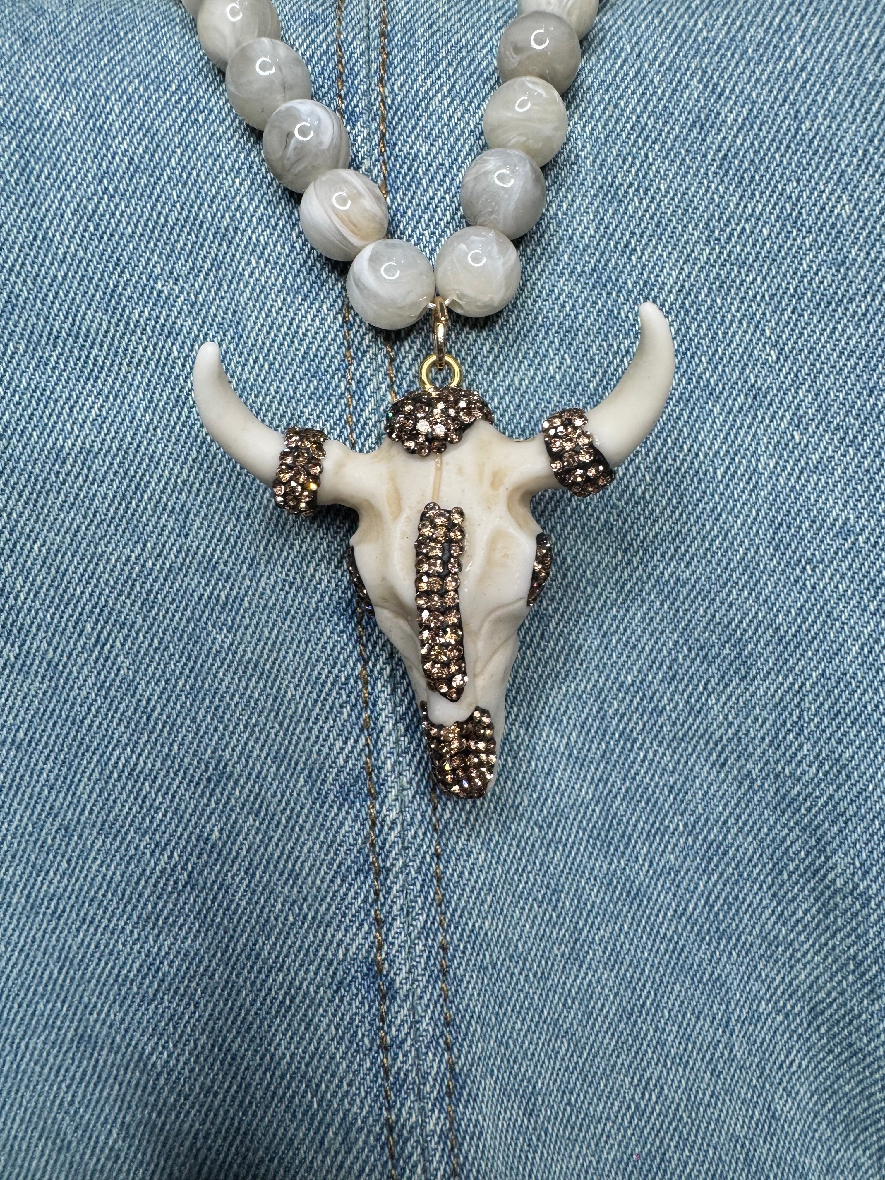 Rodeo Bull Necklace
