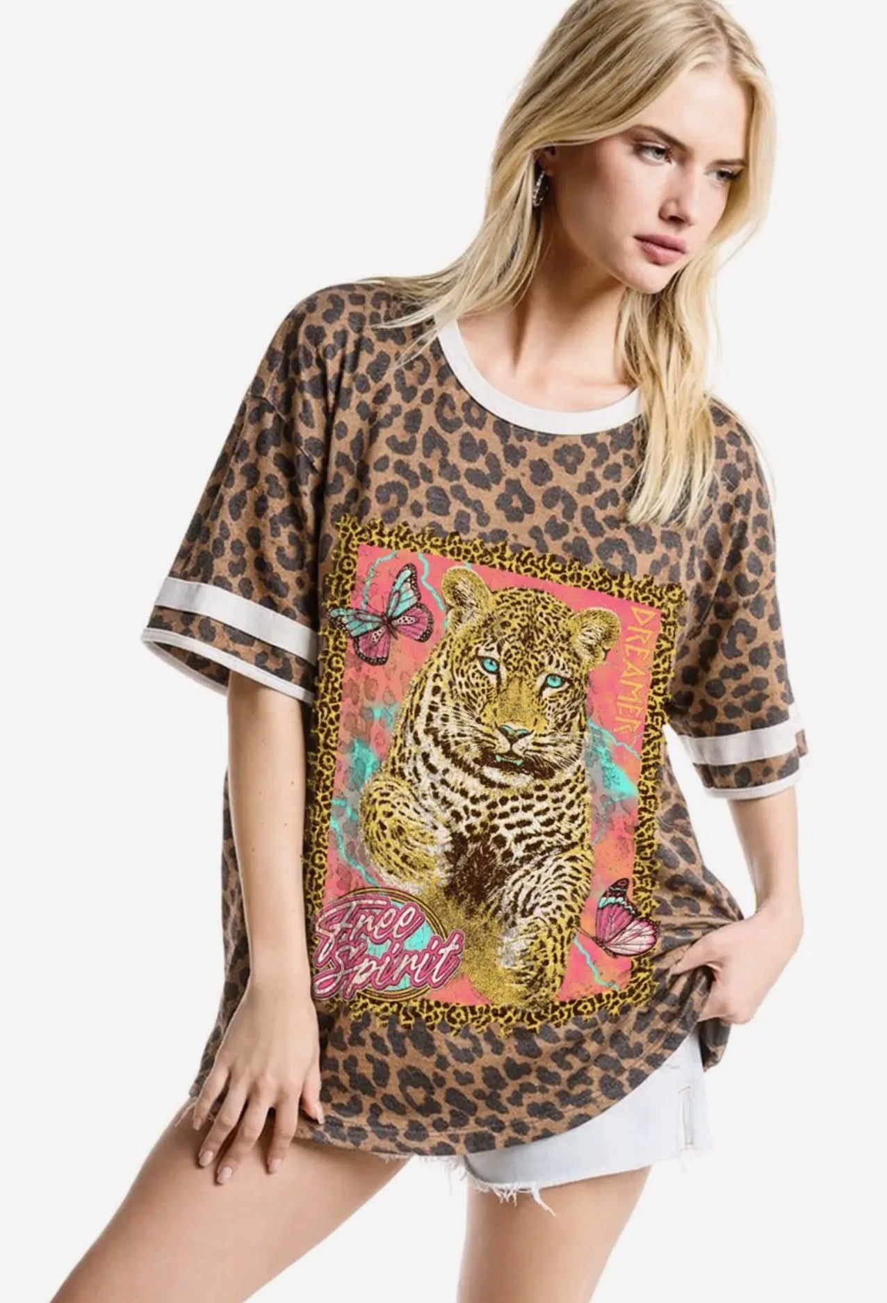 Leopard Oversize Top