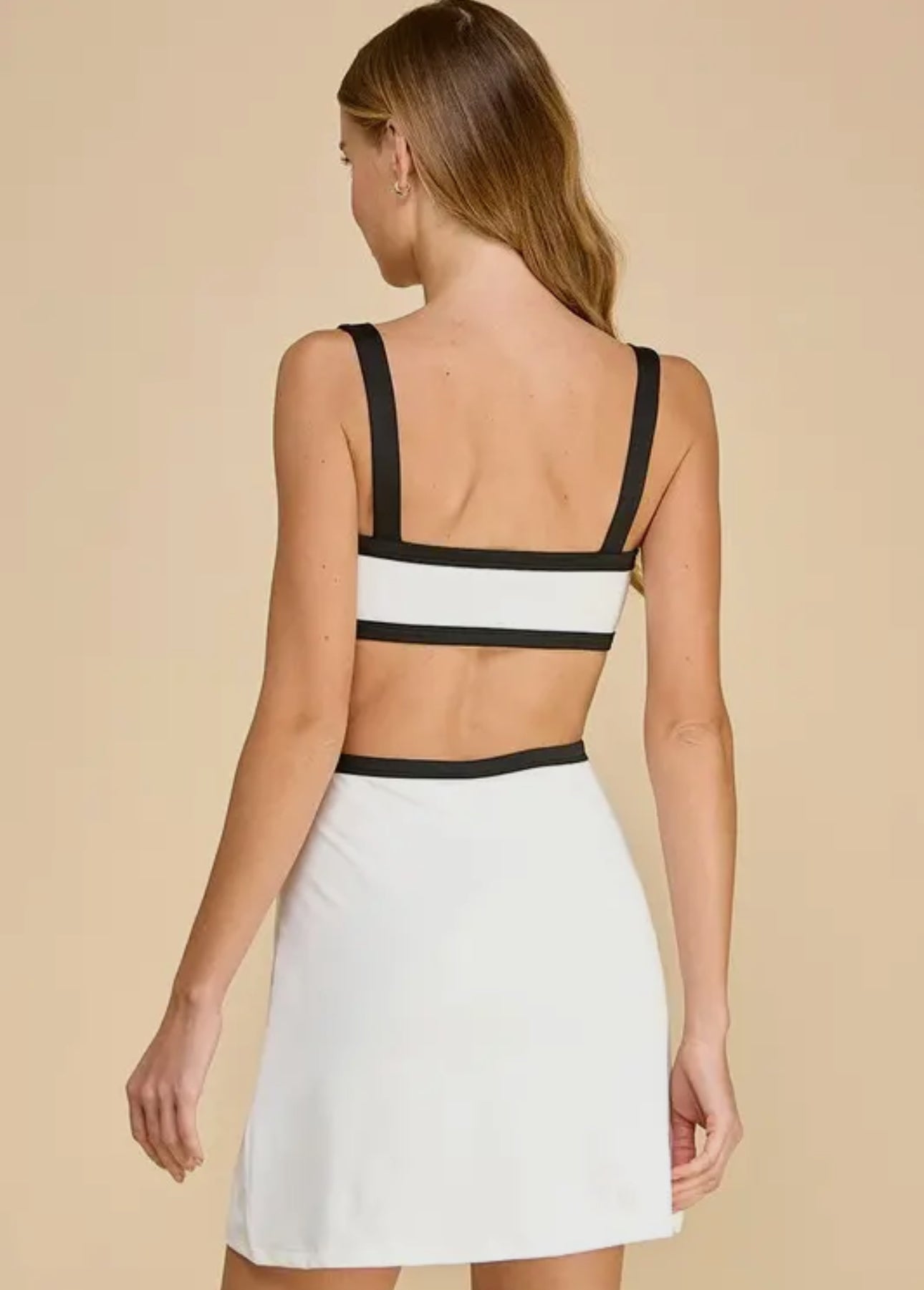 Sadie White Motion Dress