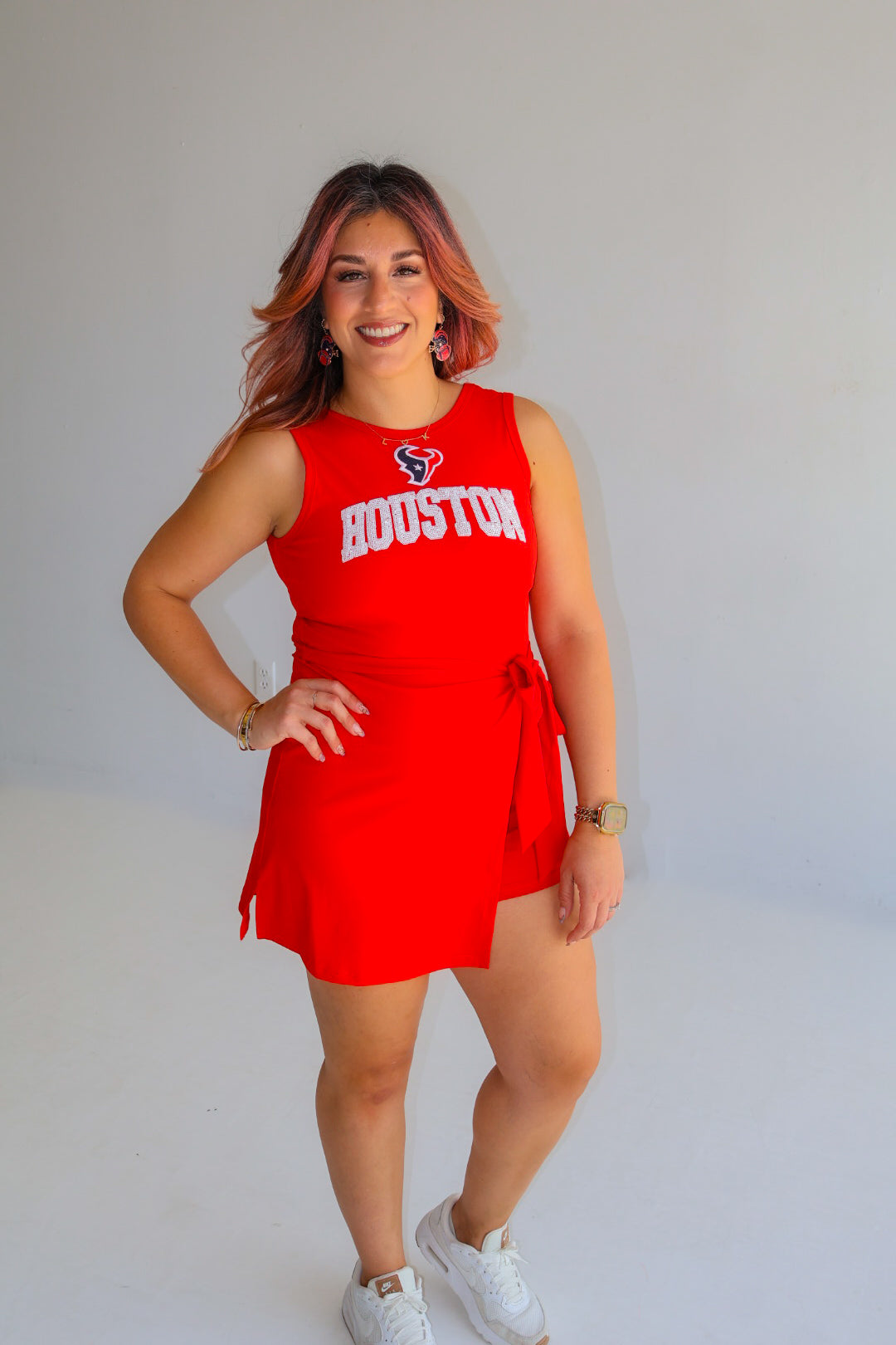 Houston Texans Wrap Dress