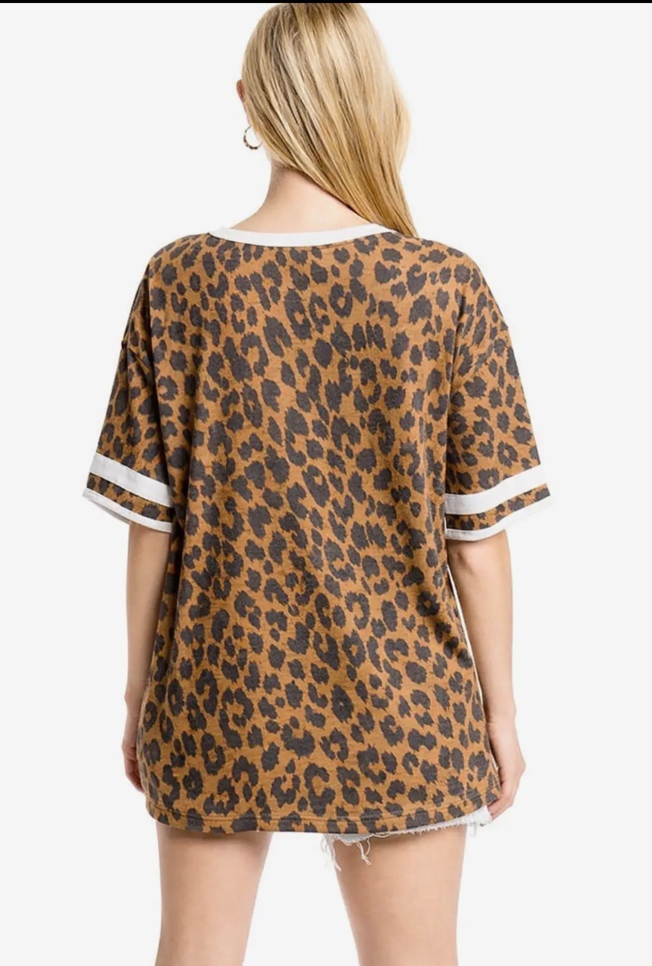 Leopard Oversize Top
