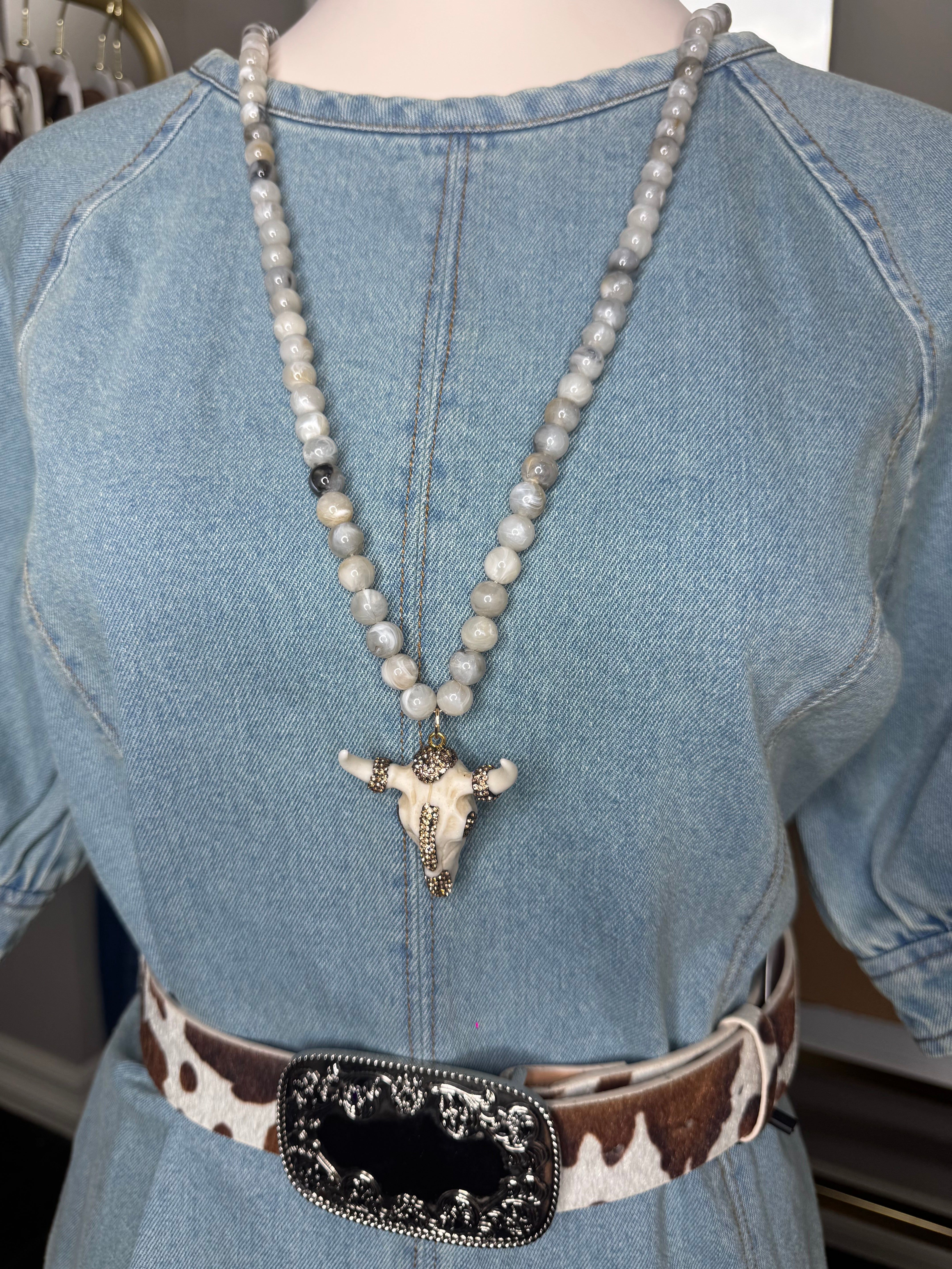Rodeo Bull Necklace