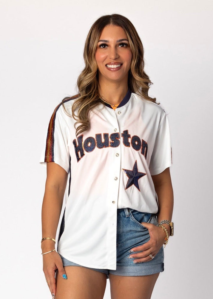 astros jersey dress Women's Fanatics Navy Houston Astros Ruched Drape T-Shirt Dress Size: 2XL