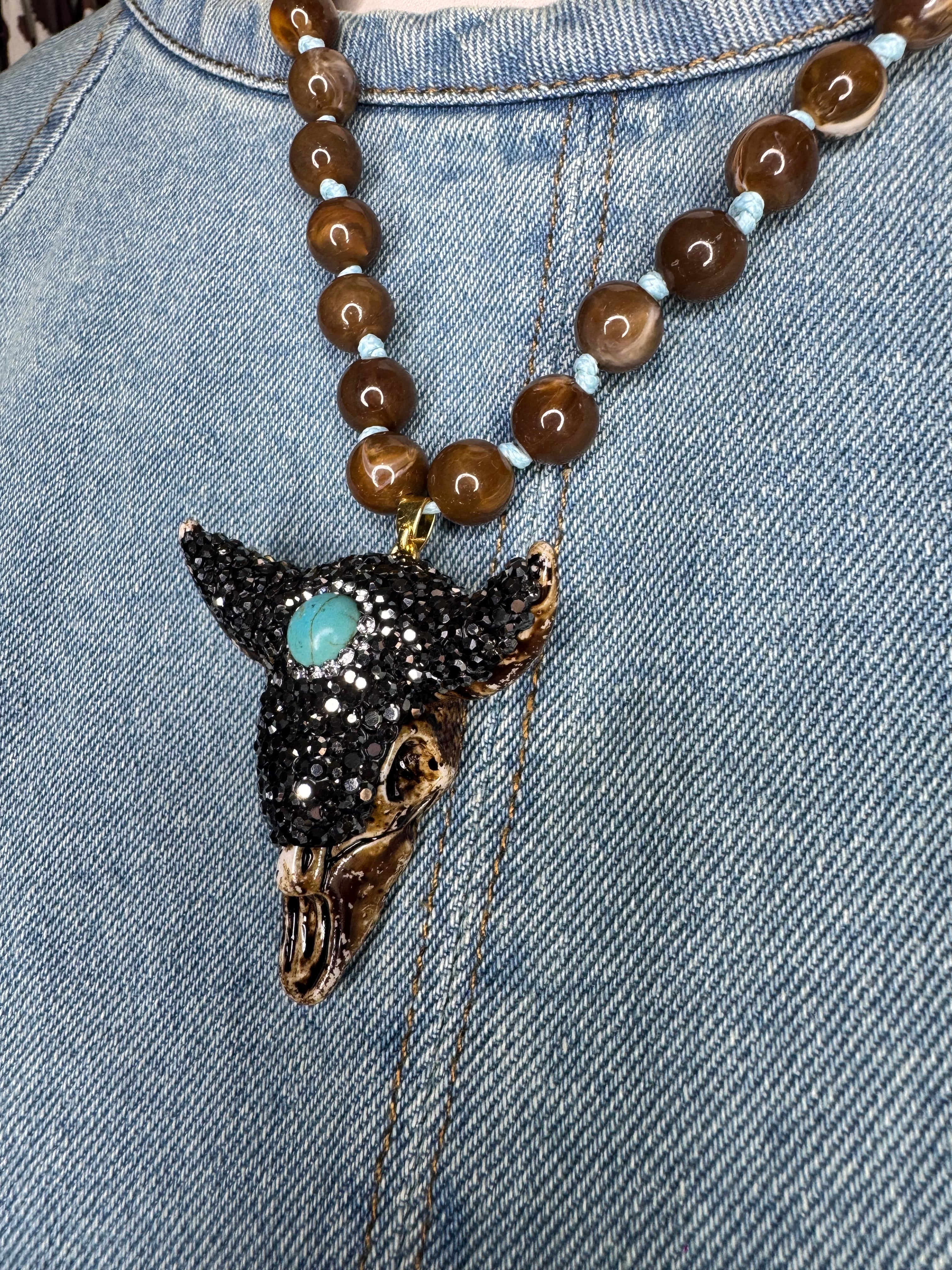 Rodeo Bull Necklace