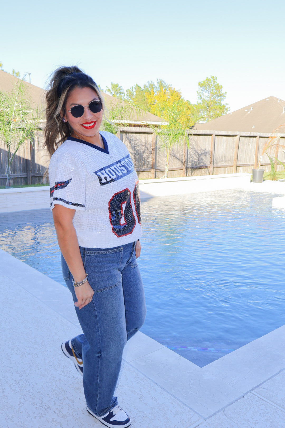 Texans The Horns Sequins