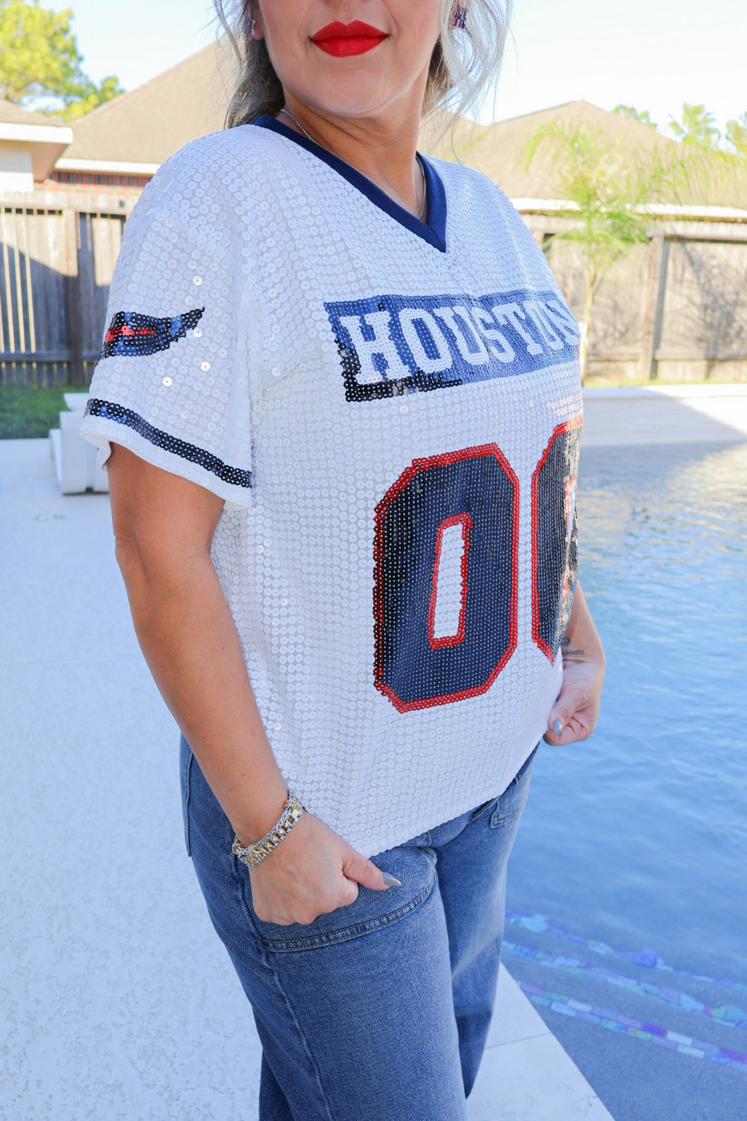 Texans The Horns Sequins