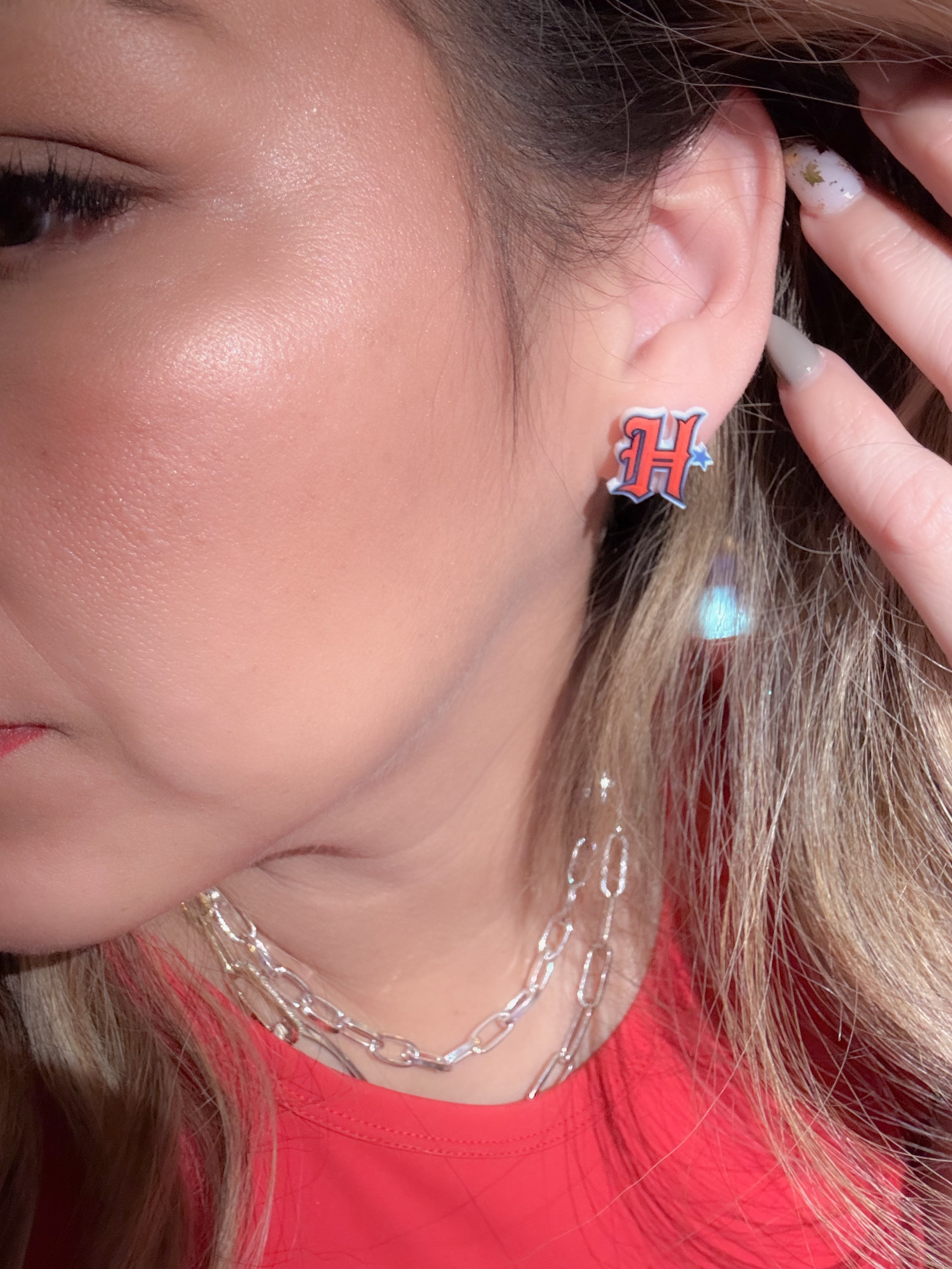 H Town Texan Earrings