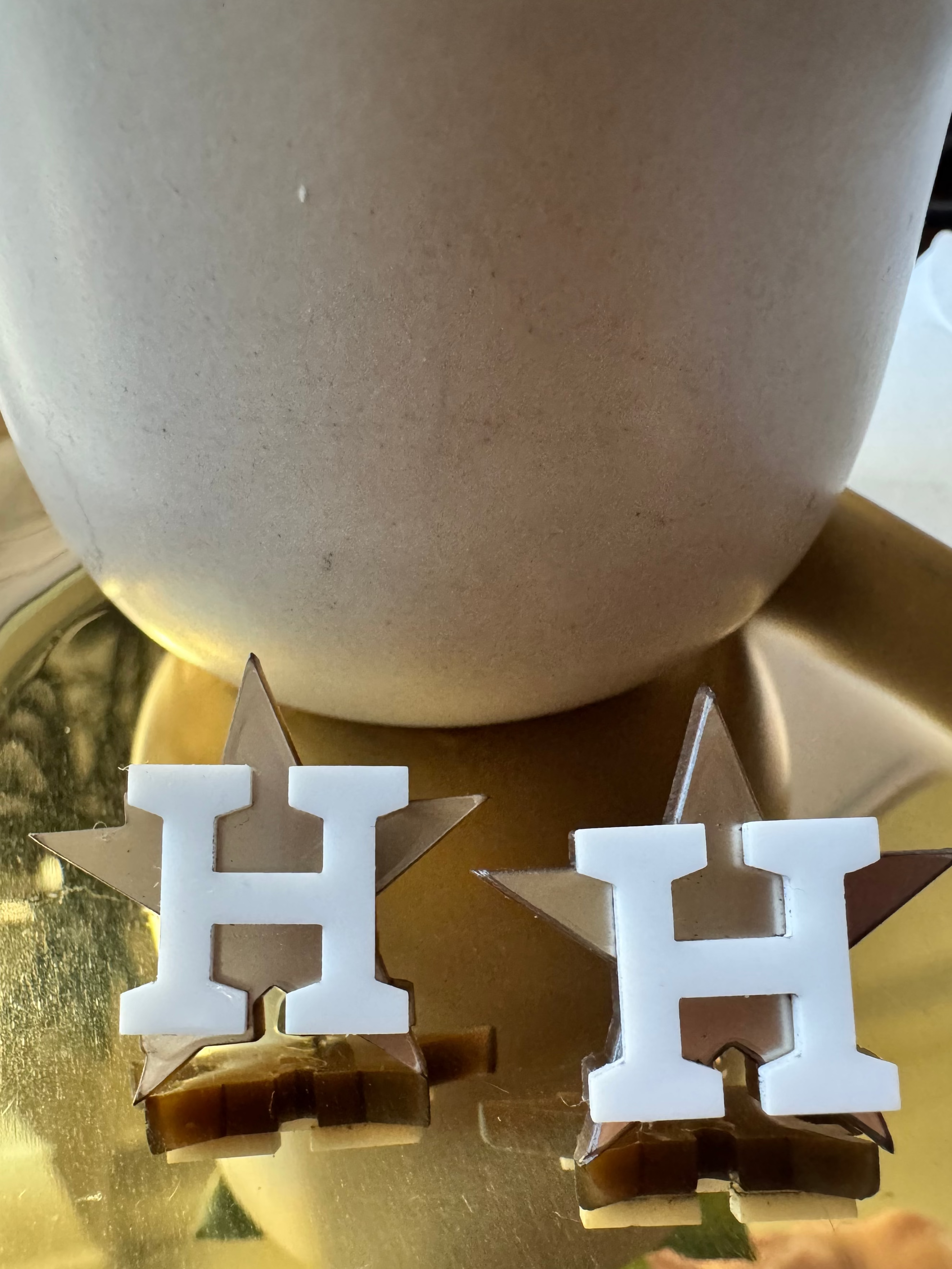 Soft Gold Star Earrings